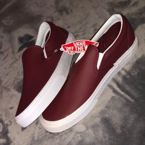 Maroon Vans brand new